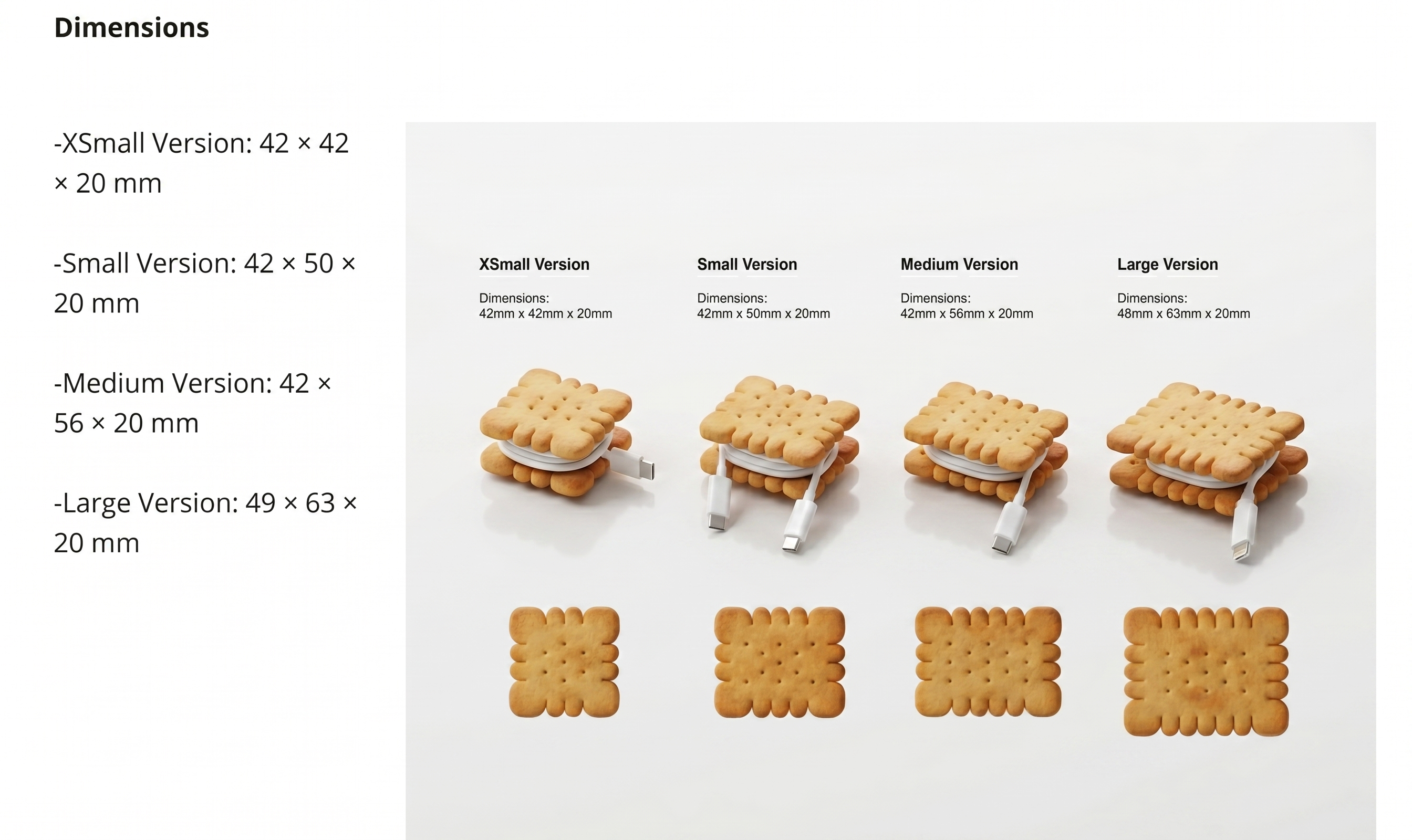 Biscuit Cable Organizer